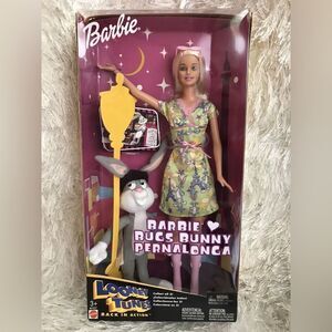 2003 Barbie Loves Bugs Bunny" Special Edition Looney Tunes Warner NIB